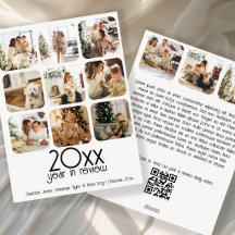 Was für ein Jahr 12 Foto Text QR Code Personalisie