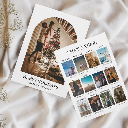 Was für ein Jahr 12 Fotos Weihnachten Minimalistis