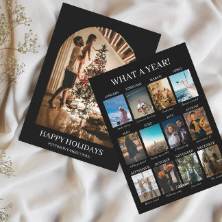 Was für ein Jahr 12 Fotos Weihnachten Minimalistis