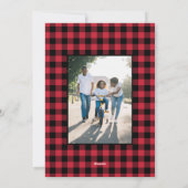 Was für ein Jahr 2 Foto Weihnachten Red Buffalo Ka (Rückseite)