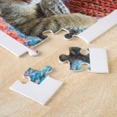 Was für ein Jahr Foto Collage White & Gold Weihnac Puzzle (Seite)