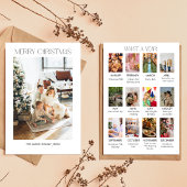 Was für ein Jahr Foto in der Familie sammelt Weihn Einladung