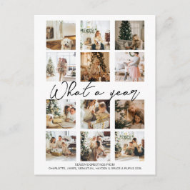 Was für ein Jahr Foto Weihnachten Personalisiert