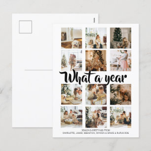 Was für ein Jahr Foto Weihnachten Personalisiert