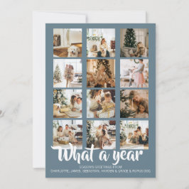 Was für ein Jahr Foto Weihnachten Personalisiert