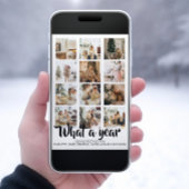 Was für ein Jahr Foto Weihnachten Personalisiert