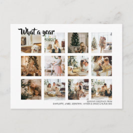 Was für ein Jahr Foto Weihnachten Personalisiert