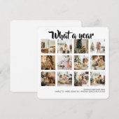 Was für ein Jahr Foto Weihnachten Personalisiert (Vorne/Hinten)