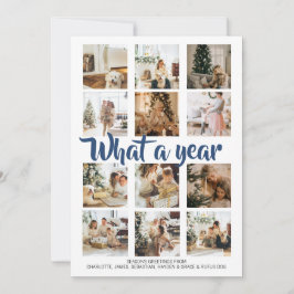 Was für ein Jahr Foto Weihnachten Personalisiert