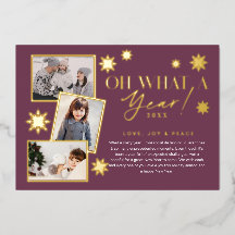 Was für ein Jahr! Jahr Gold & Plum 3 Foto im Revie