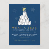 Was für ein Jahr Papier Baum Weihnachten (Vorderseite)