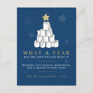 Was für ein Jahr Papierbaum Weihnachten