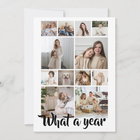 Was für ein Jahr Was Spaß Foto Weihnachten Persona (Vorderseite)