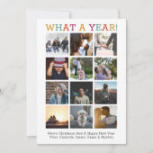 Was für ein Jahr Weihnachten im Foto Jahr der Über Einladung (Vorderseite)