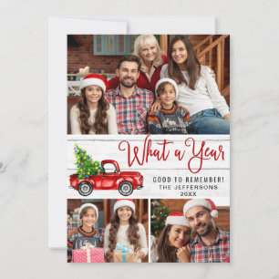 Was für ein Jahr Weihnachten Red Farm LKW 3 Foto