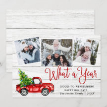 Was für ein Jahr Weihnachten Red Farm LKW 3 Foto