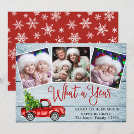 Was für ein Jahr Weihnachten Red Farm LKW 3 Foto