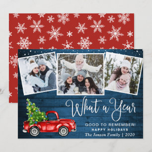 Was für ein Jahr Weihnachten Red Farm LKW 3 Foto