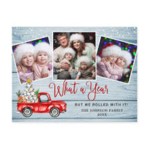 Was für ein Jahr Weihnachten Red Farm LKW 3 Foto