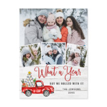 Was für ein Jahr Weihnachten Red Farm LKW 4 Foto