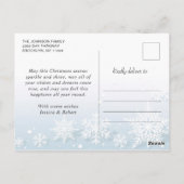 Was für ein Jahr Weihnachten Red Farm LKW 4 Foto Postkarte (Rückseite)