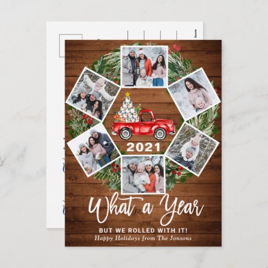 Was für ein Jahr Weihnachten Red Farm LKW 6 Foto (Vorne/Hinten)