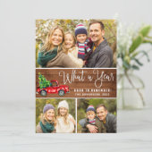 Was für ein Jahr Weihnachten Red Farm LKW 6 Foto B (Stehend Vorderseite)