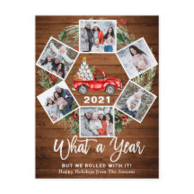 Was für ein Jahr Weihnachten Red Farm LKW 6 Foto