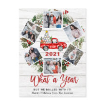 Was für ein Jahr Weihnachten Red Farm LKW 6 Foto