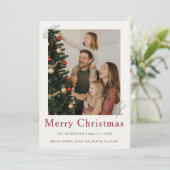 Was für ein Jahr Weihnachts-Weihnachtsflugkarte Einladung (Stehend Vorderseite)