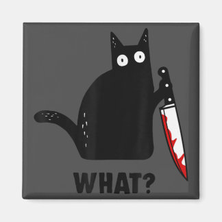 Was für ein Katzenmord mit dem Horror halloween Magnet