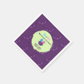 Was für ein Kauldron "Mädchen oder Junge?" Geschle Serviette (Ecke)