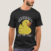 Was für ein Kleiderstück für die Duck Funny Rubber T-Shirt (Vorderseite)
