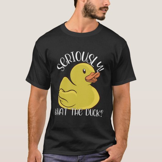 Was für ein Kleiderstück für die Duck Funny Rubber T-Shirt (Vorderseite)