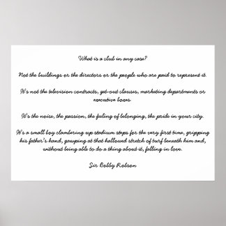 Was für ein Klub auf jeden Fall Poster