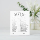 Was für ein Kuchen | Brautparty Game (Stehend Vorderseite)