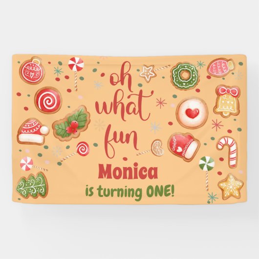 Was für ein lustiger Weihnachtsgeburtstag Banner (Horizontal)