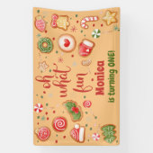 Was für ein lustiger Weihnachtsgeburtstag Banner (Vertikal)