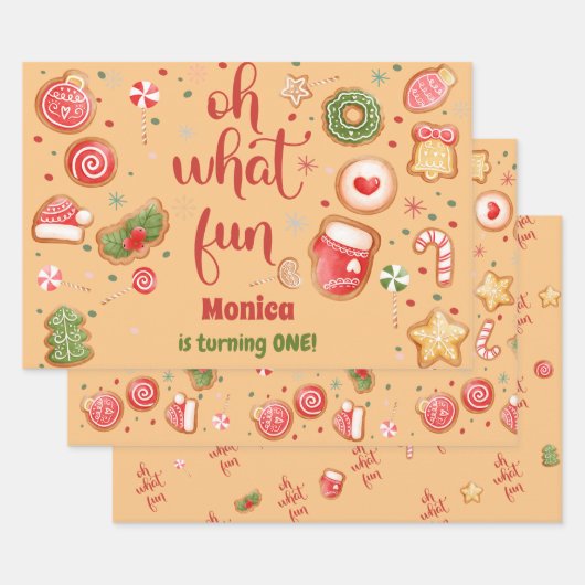 Was für ein lustiger Weihnachtsgeburtstag Geschenkpapier Set (Set)