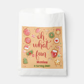 Was für ein lustiger Weihnachtsgeburtstag Geschenktütchen (Vorderseite)