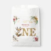 Was für ein lustiger Weihnachtsgeschenk zum ersten Geschenktütchen (Vorderseite)