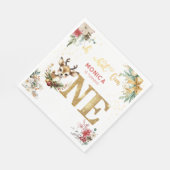 Was für ein lustiger Weihnachtsgeschenk zum ersten Serviette (Ecke)