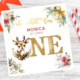 Was für ein lustiger Weihnachtsgeschenk zum ersten Serviette