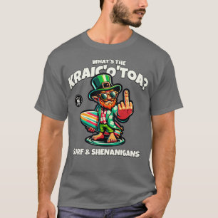 Was für ein lustiges Design das Craic Irish Surfin T-Shirt