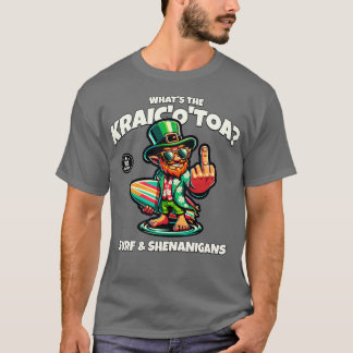 Was für ein lustiges Design das Craic Irish Surfin T-Shirt