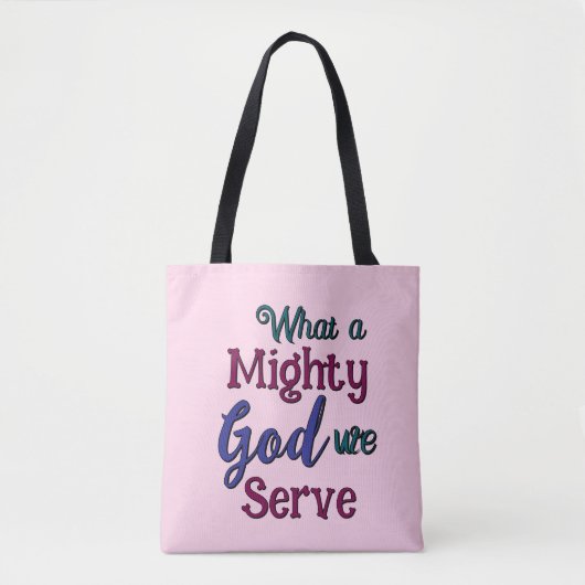 Was für ein mächtiger Gott Tasche (Vorderseite)