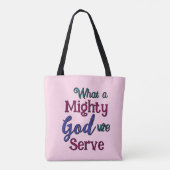 Was für ein mächtiger Gott Tasche (Rückseite)