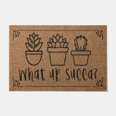 Was für ein Nachfolger, ein sukkulenter Nachbar Fußmatte (Vorderseite)