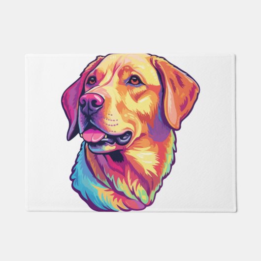 Was für ein niedlicher Labrador Retriever! Fußmatte (Vorderseite)