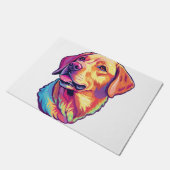Was für ein niedlicher Labrador Retriever! Fußmatte (Schrägansicht)